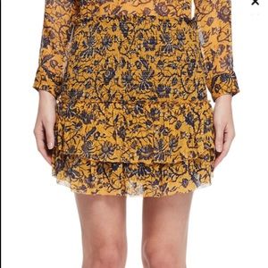 Étoile Isabel Marant Brinley Yellow Skirt sz 4